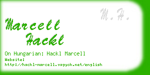 marcell hackl business card